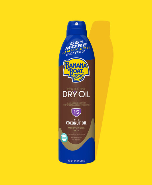 Banana Boat Spf#08 Spray Oil Pump 8oz Water Resistant