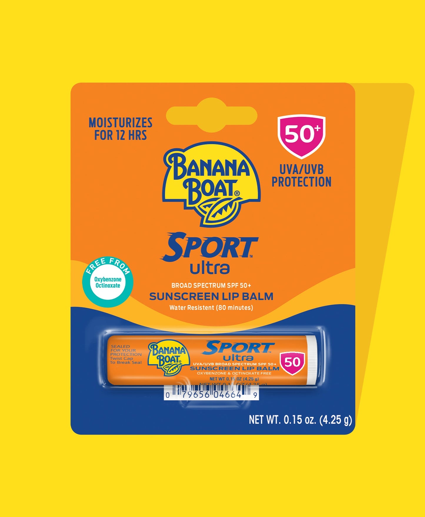 Banana Boat Spf#50 Sport Lip Balm 0.15oz