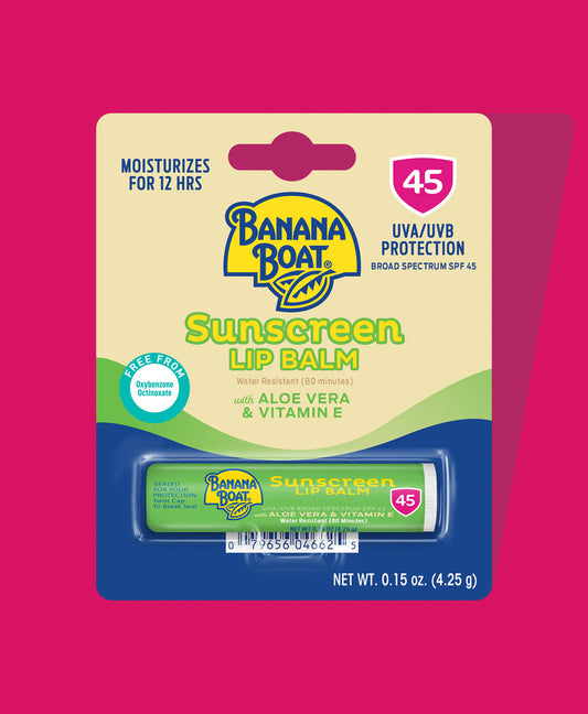 BANANA BOAT LIP BALM ALOE SPF45 0.15OZ