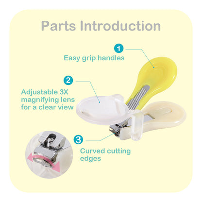 NAIL CLIPPER DELUXE W/MAGNIFIE