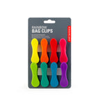 Kolorae Rainbow Bag Clips, Set Of 8
