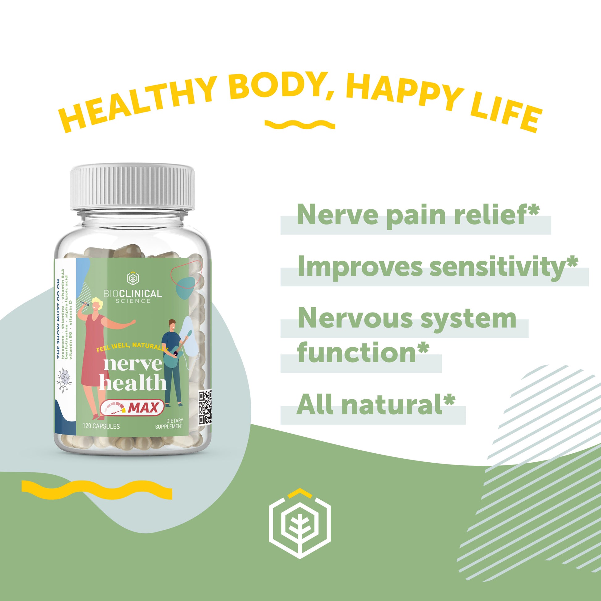 NERVE HEALTH TB 30 G/F