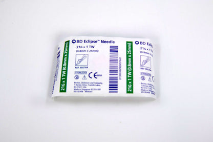 BD ECLIPSE NEEDLE 1.5 IN 21G 100CT
