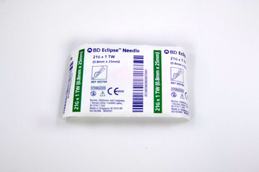BD ECLIPSE NEEDLE 1.5 IN 21G 100CT