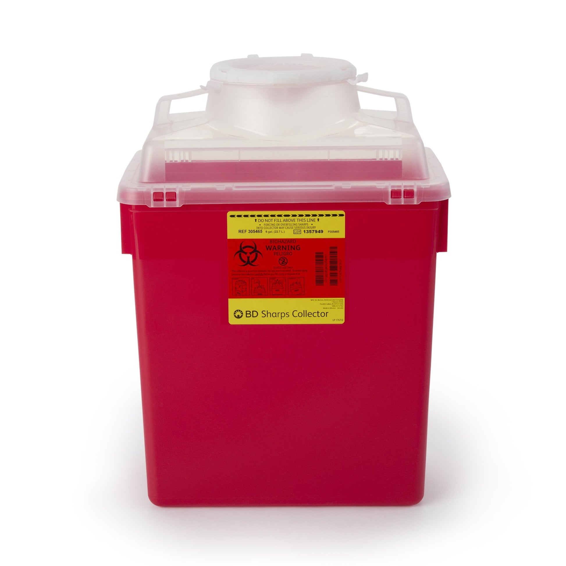 BD SHARPS CONT 305487 DUAL ACCESS 1.5QT