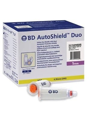 BD AUTOSHIELD PEN NEEDLE 30GX5MM 100CT