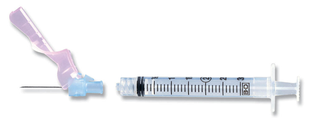 BD ECLIPSE LUER LOK 25G 5/8" 50X3ML SYRI