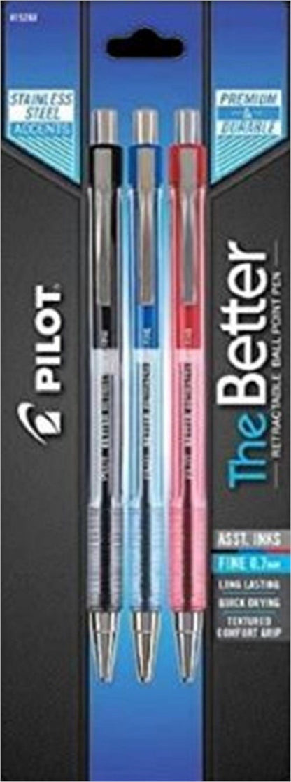 BETTER RETRACTABLE FNE 3PK AST