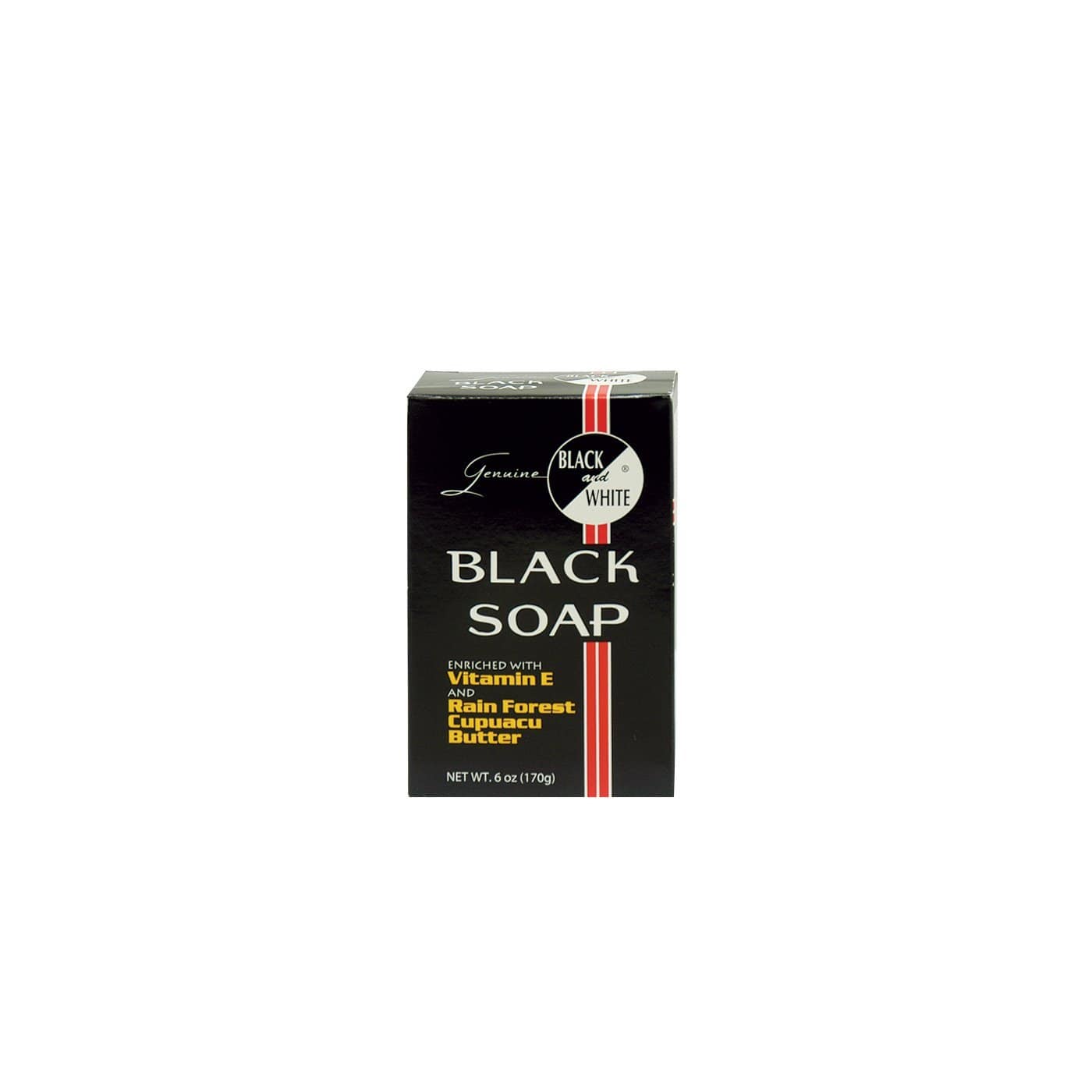 BLACK & WHITE BR 6OZ BLACK SOAP