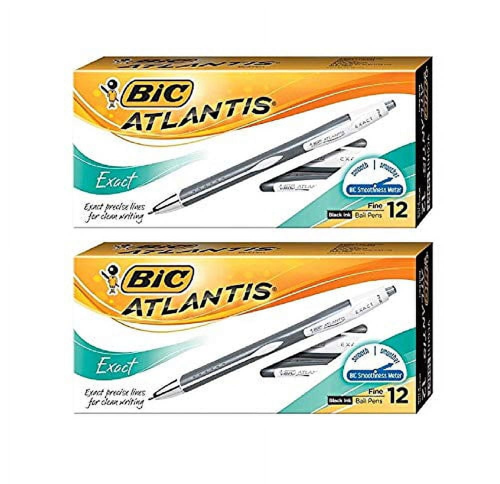 BIC PEN ATLANTIS RTBE 6X2 MD BLK
