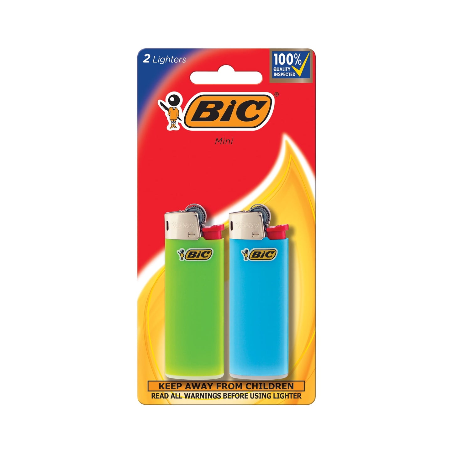 BiC Classic Pocket Lighter - Assorted, 2 count