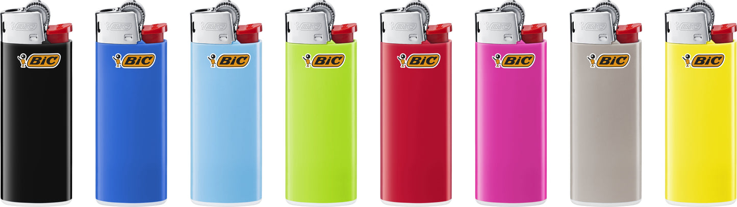 BiC Mini LIghters- Assorted, 3 count