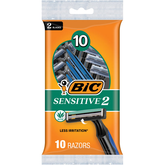 BiC Sensitive Men's Disposable Razors, 12 count