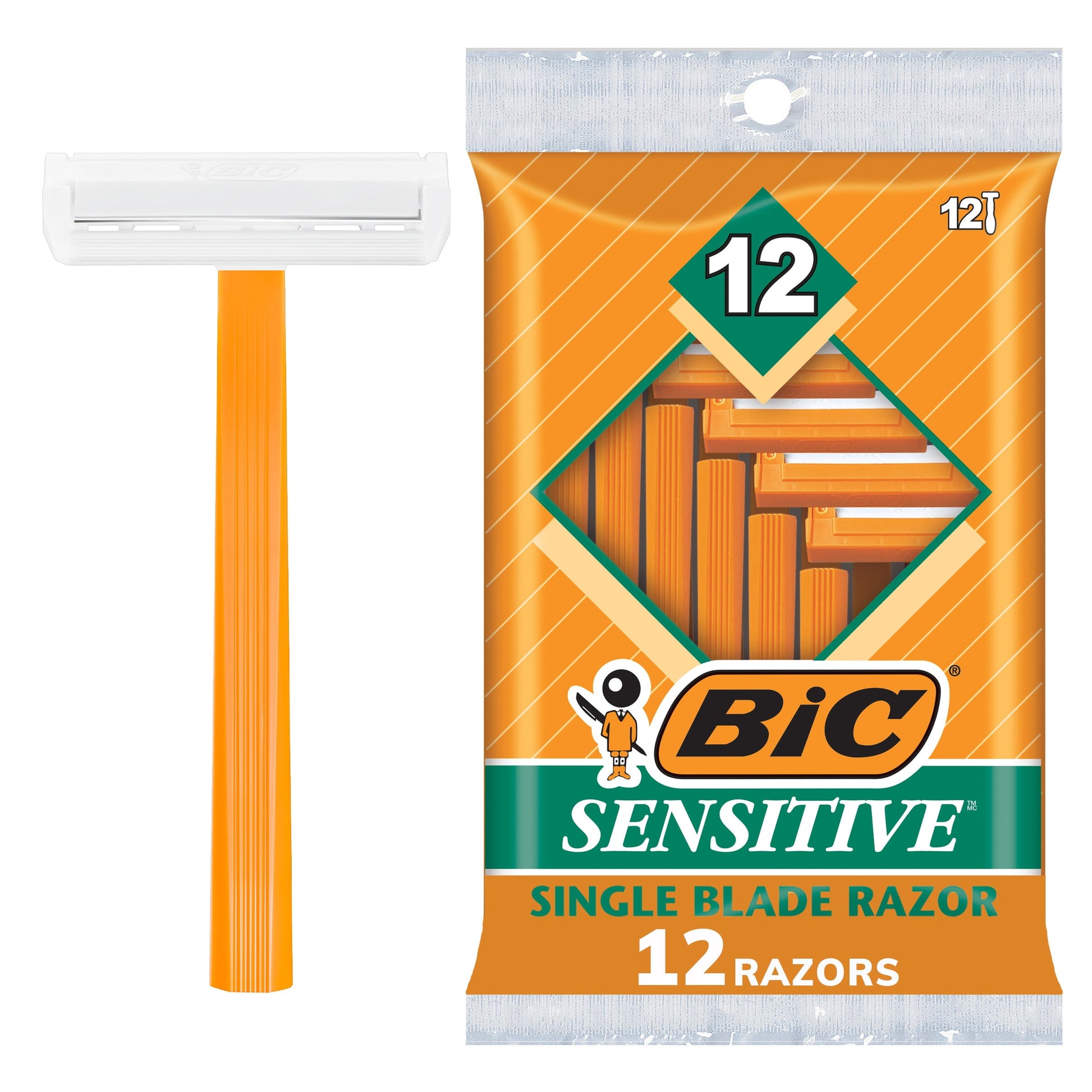 BIC SHAVER 12 SENSITIVE