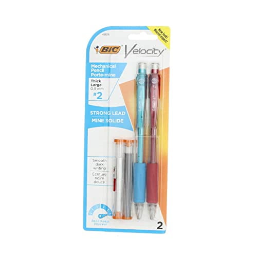 BiC Velocity Thick Point Mechanical Pencil, 2 count