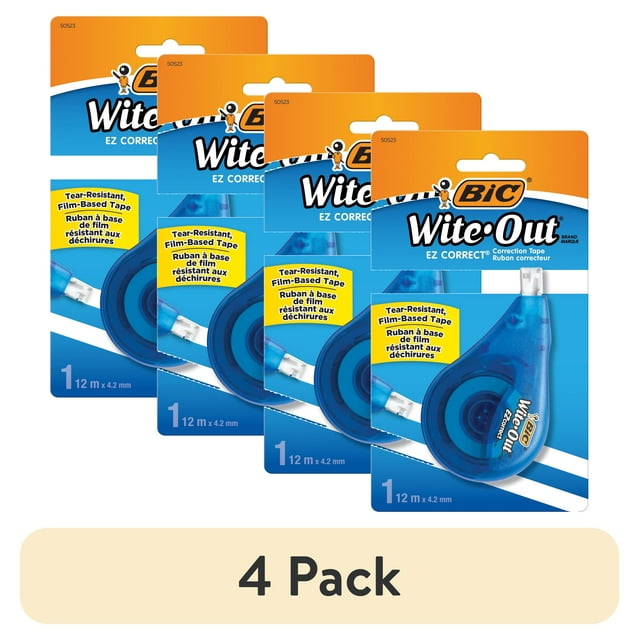 BiC Wite-Out EZ Correct Mini Correction Tape, 3 count