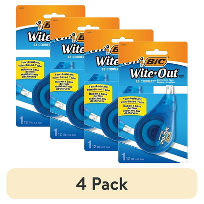 BiC Wite-Out EZ Correct Mini Correction Tape, 3 count
