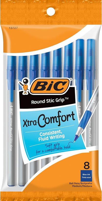 BIC ROUND STICK MEDIUM 12X10 BLU