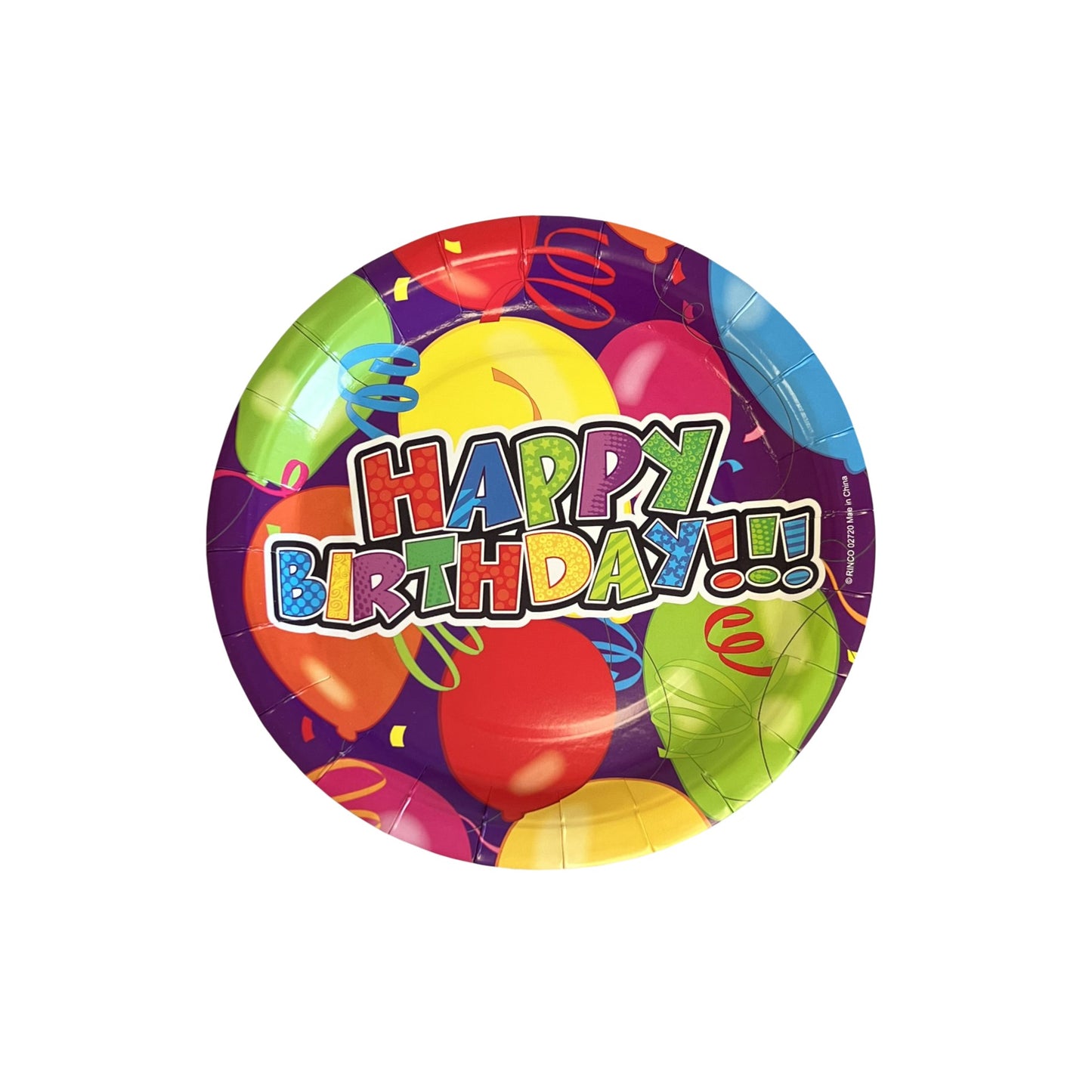 Balloon Party 7" Birthday Plates, 8 ct