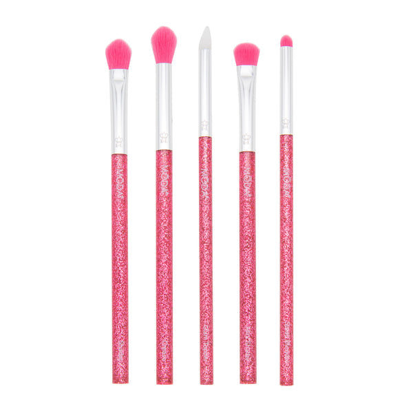 MODA Neon Pink Glitter Face Kit, 4 pieces