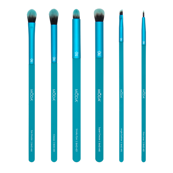 MODA Mini 5 Piece Eye Brush Kit with Pouch
