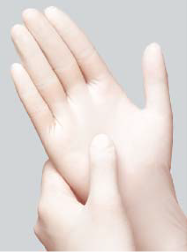 AB GLOVE VINYL EXAM LARGE 100CT