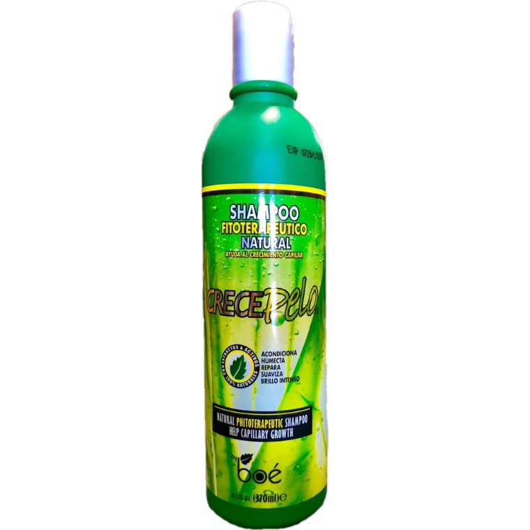 Boe Crecepelo Shampoo Natural Phytotherapeutic 12.5oz