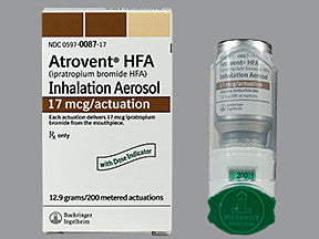 ATROVENT HFA IN 17MCG 12.9GM