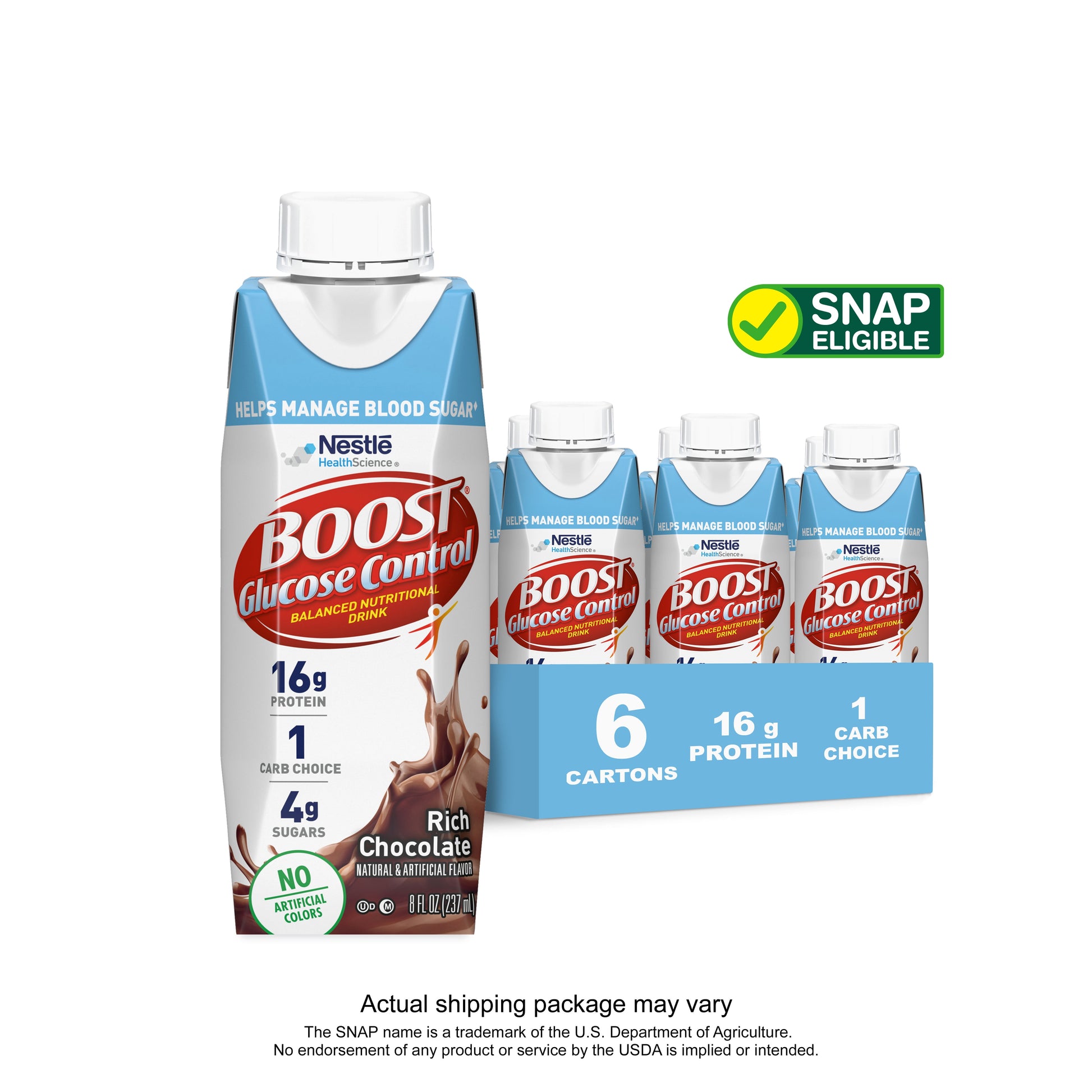 BOOST GLUC CTL 6X240ML CHOC