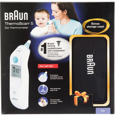 BRAUN THERMOSCAN 5 EQ EAR W/FLR