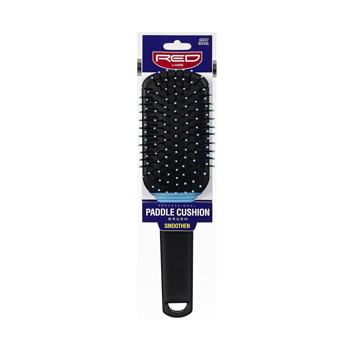 Kiss Red Brush Round Cushion (6in) Smooth Groom