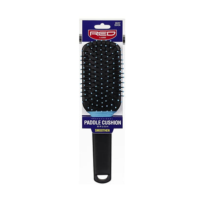Kiss Red Brush Round Cushion (6in) Smooth Groom