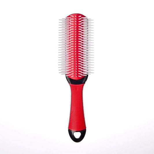 Kiss Red Brush Detangling 9 Rows Non-Slip
