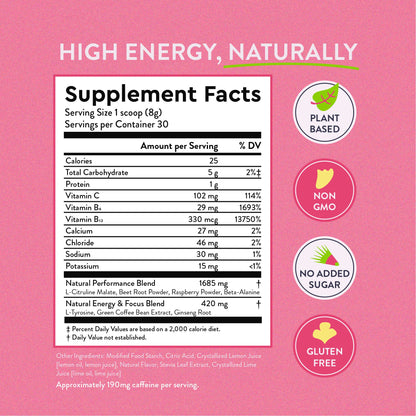 PREWORKOUT,RASP LEMONADE