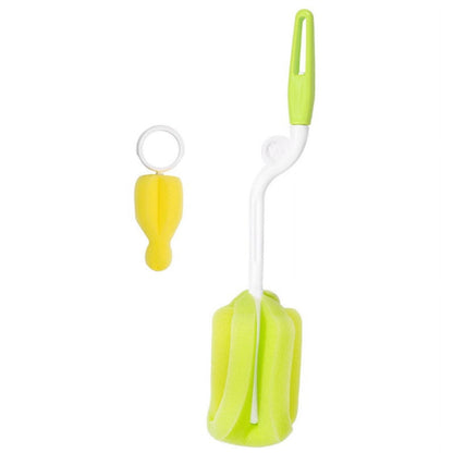 Babyking Suction Base Bottle Brush with Nipple Cleaner - Assorted
