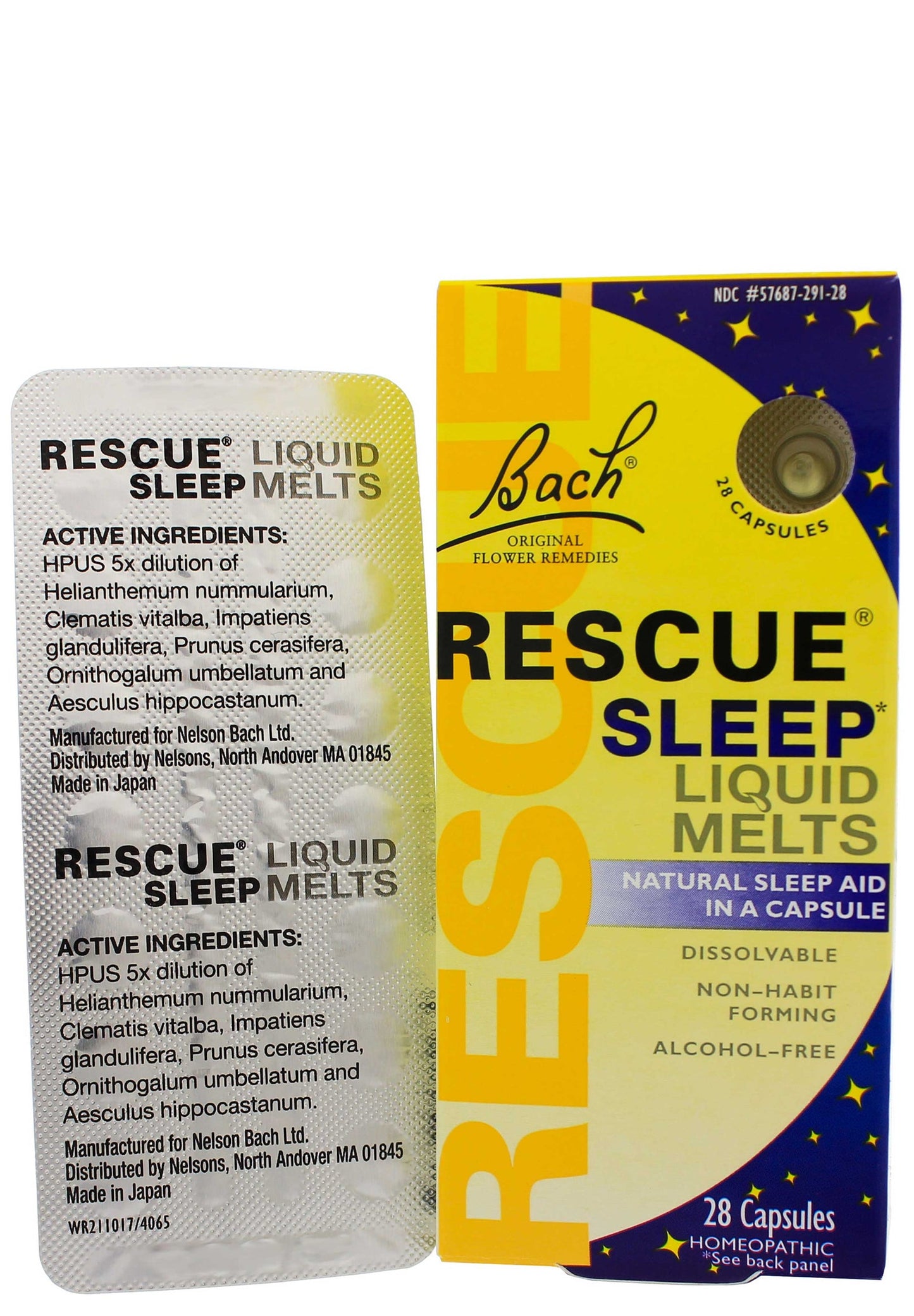 BACH RESCUE SLEEP LIQ MELTS