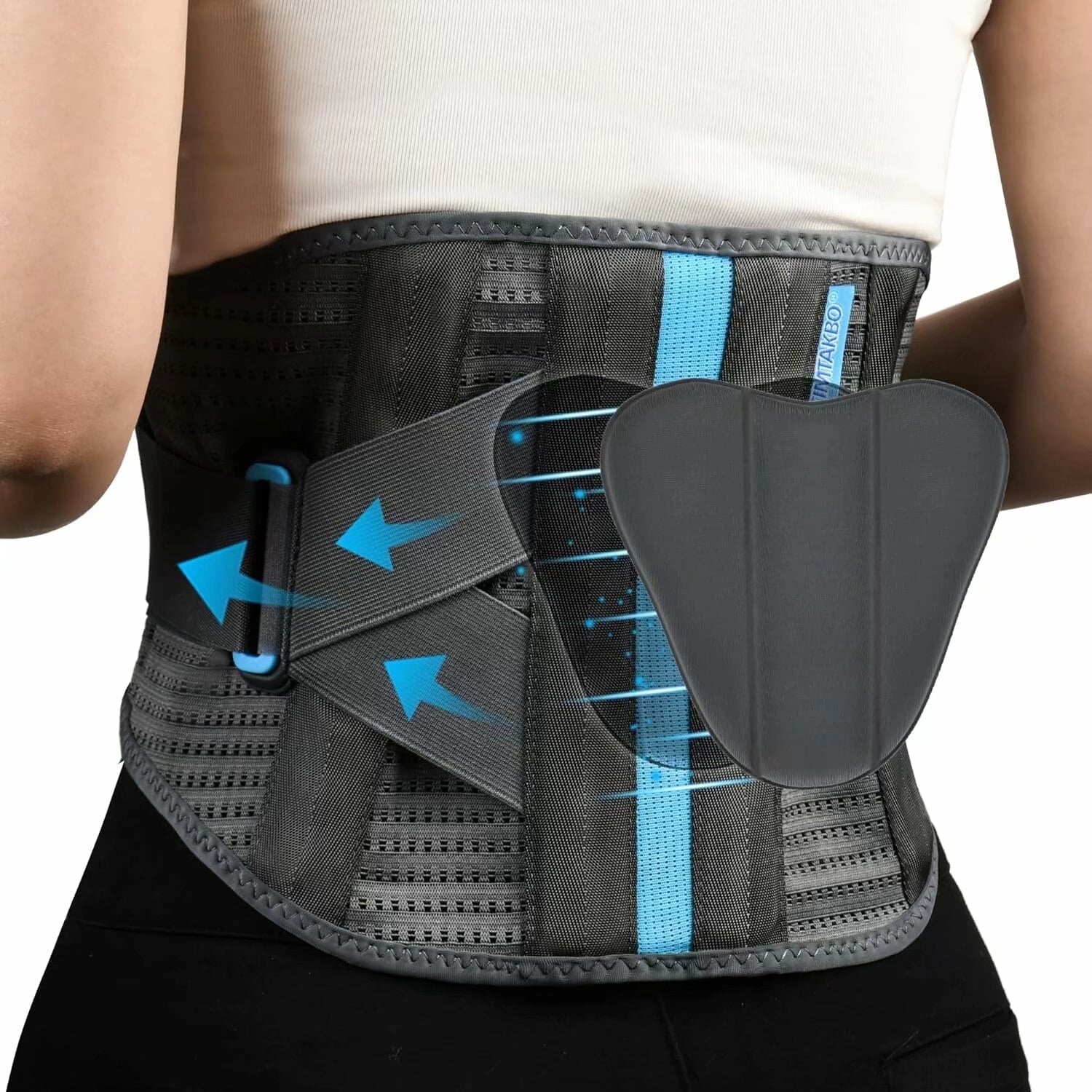 LUMBAR BACK BRACE SB ADJ 1SZ