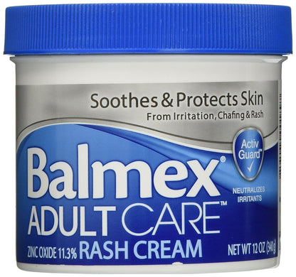 BALMEX ADULT CARE RASH CREAM 12OZ