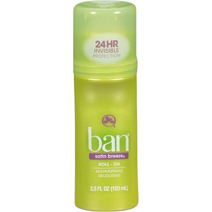BAN ROLL ON SATIN BREEZE   3.5Z