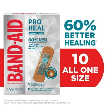 BAND AID PRO HEAL REG AOS 10CT