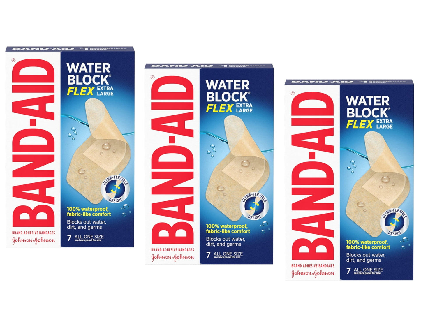 BAND AID WATER BLOCK FLEX PAD 6CT