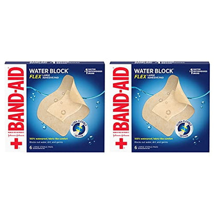 BAND AID WATER BLOCK FLEX PAD 6CT