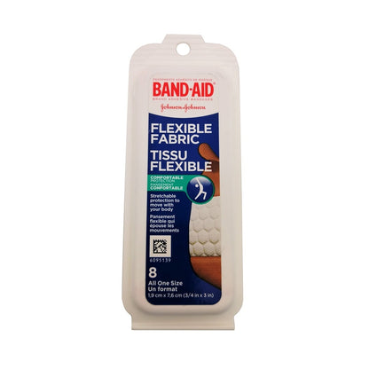 BAND-AID Flex Fabric Travel Pack, 8 Count