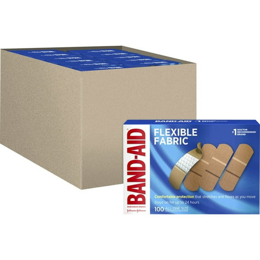 BAND AID COMFORT-FLEX ADHSVE PAD LG 10CT