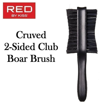 Kiss Red Brush Hard Curved Club (6in) Boar