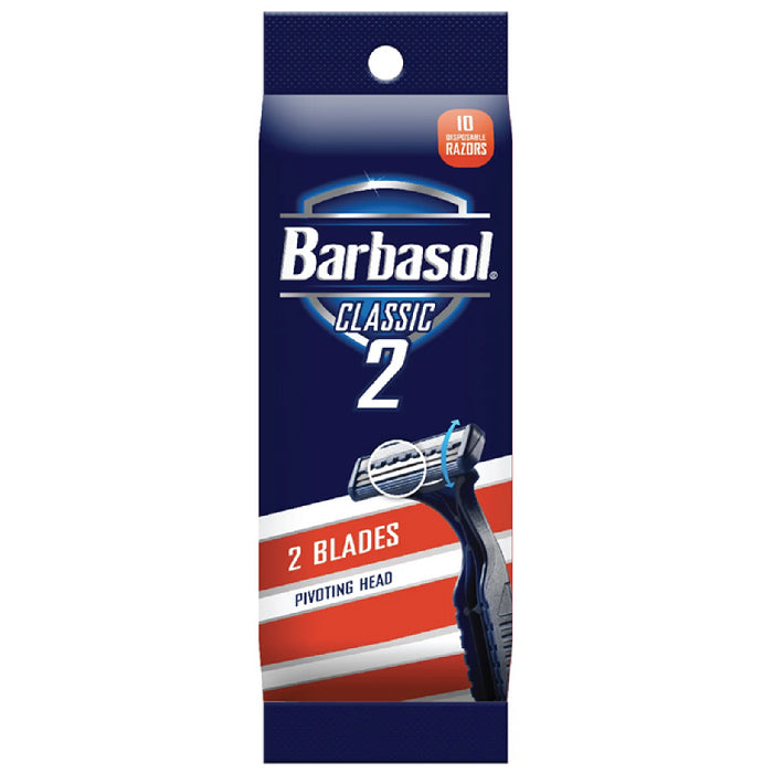 Barbasol Classic 2 Razors Disposable 10 Count (3in)
