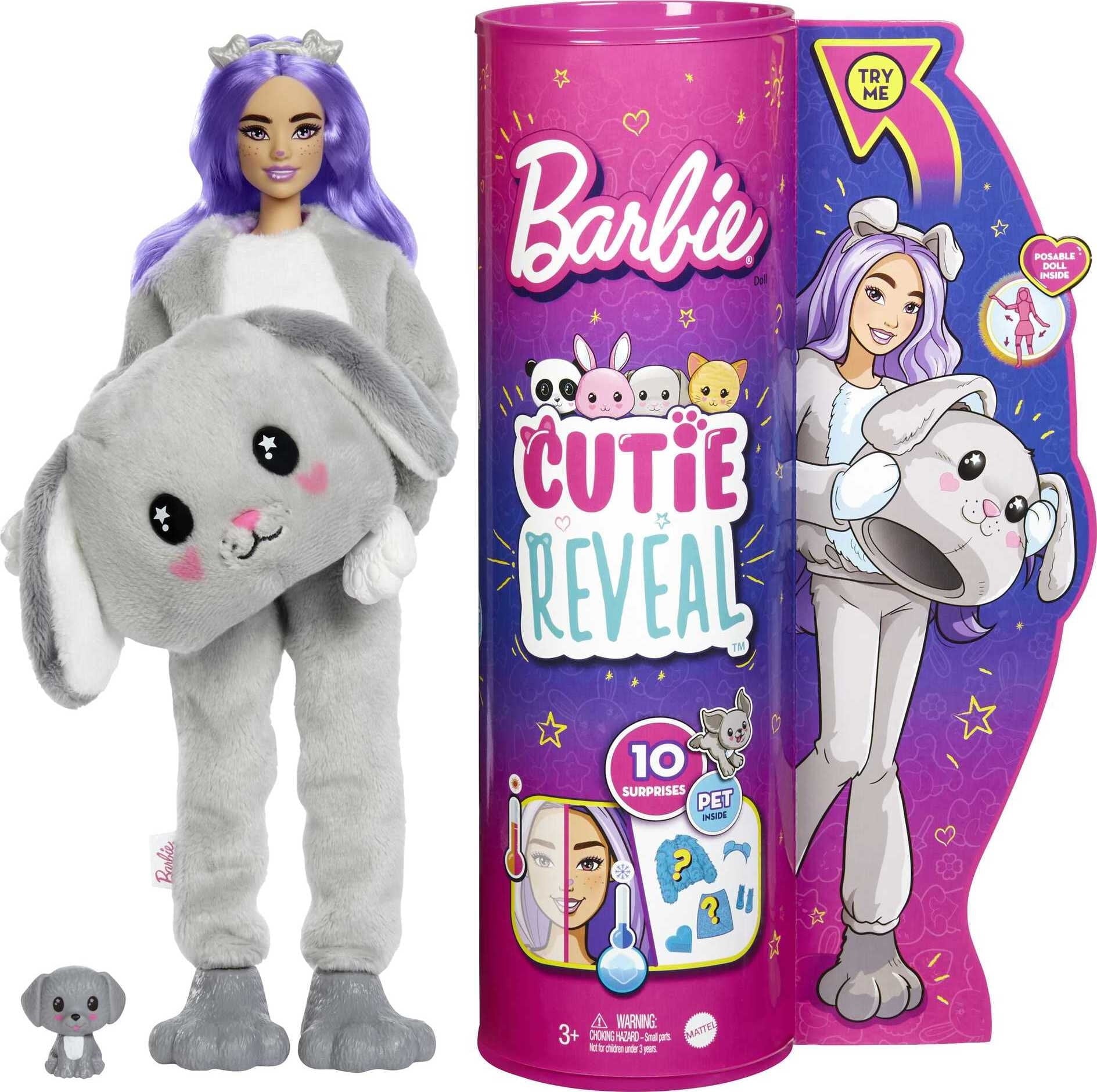 Barbie Mini BarbieLand Cutie Reveal Doll and Pet - Assorted