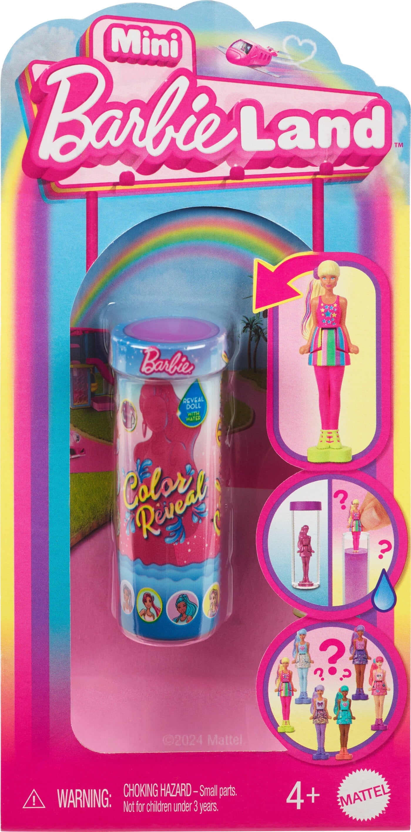 Barbie Mini BarbieLand Color Reveal Doll with Surprise Water Reveal - Assorted
