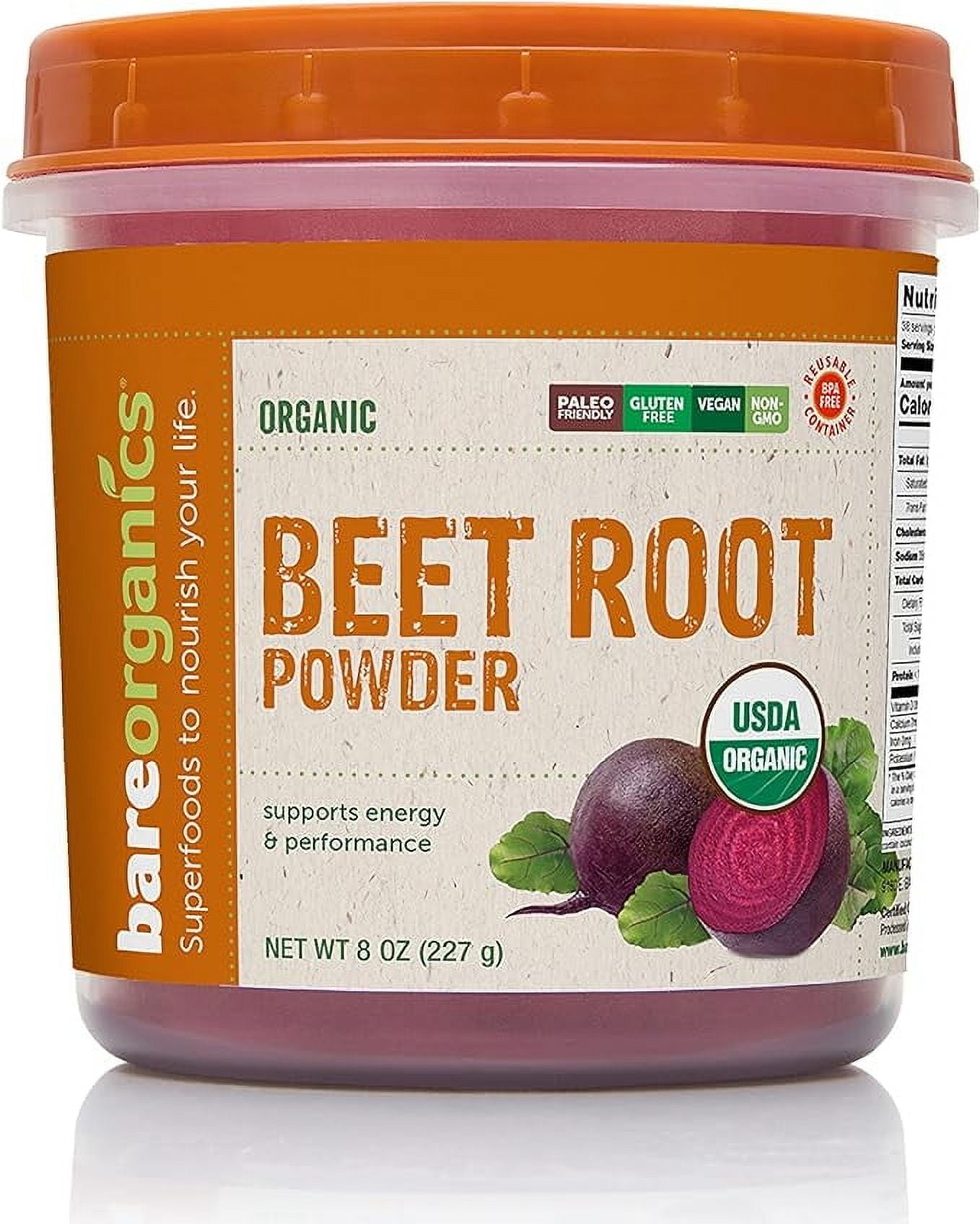 BARE ORGANICS BEET ROOT,OG2,POWDER