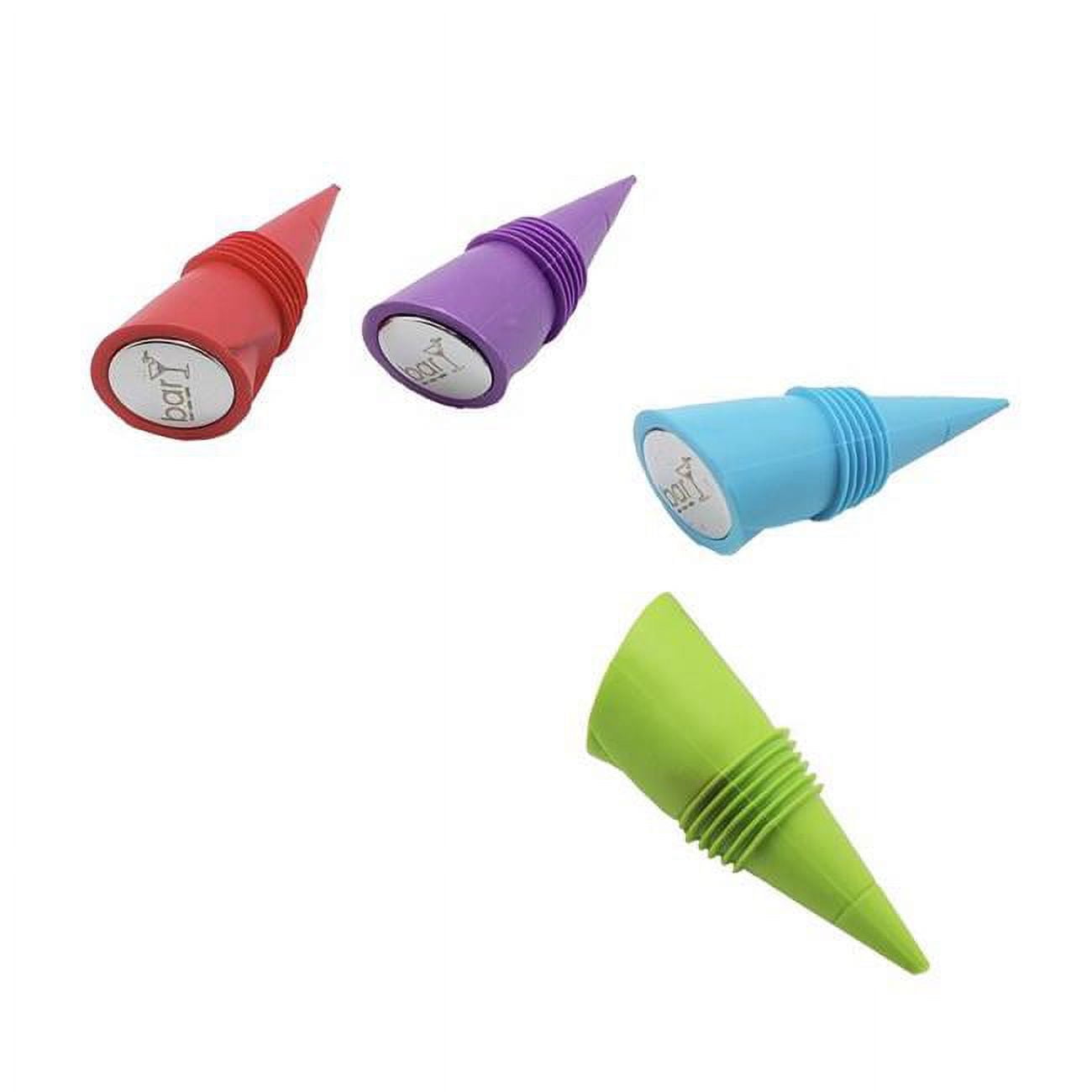 barY3 Silicone Wine Stopper - Assorted, 4 count